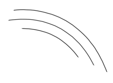 True or false? These lines are an example of parallel lines.