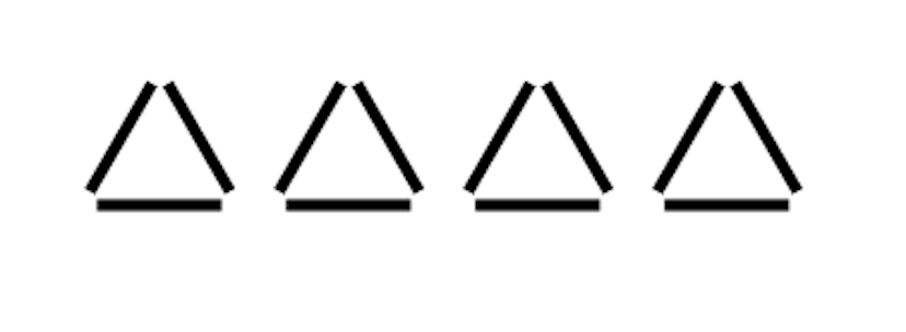 Look at the pattern shown. What does the 12 represent in the calculation <Math>3\times 4=12</Math> ?