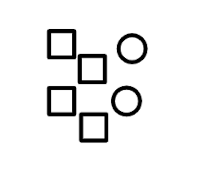 In a game, these shapes are worth different amounts of points. If a square is worth 6 and a circle is worth 4, what is the total number of points in the diagram shown? <span class="blank">______</span> 