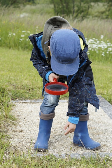 When scientists look closely to see how an animal grows and changes, what skill are they using?