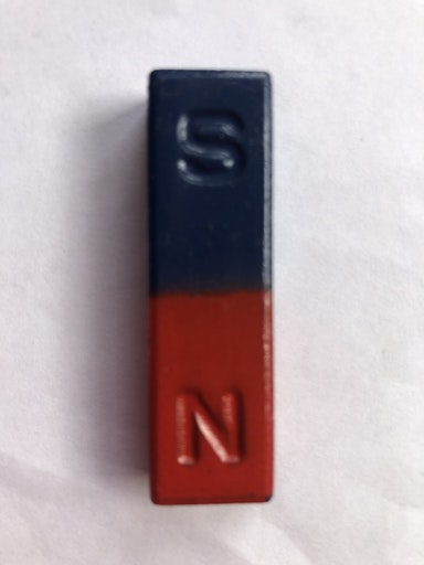 What does the S on the end of a bar magnet stand for? 