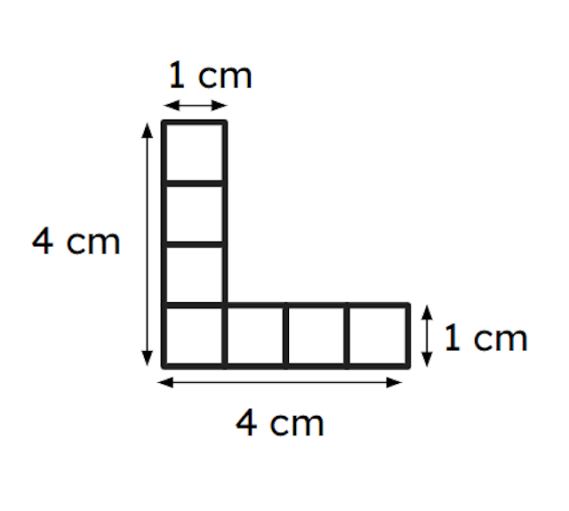 Calculate the perimeter of this L shape