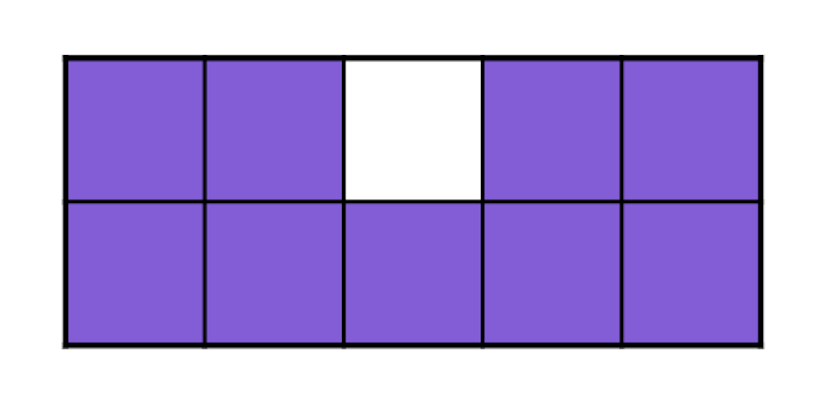 What fraction of the whole rectangle is unshaded?