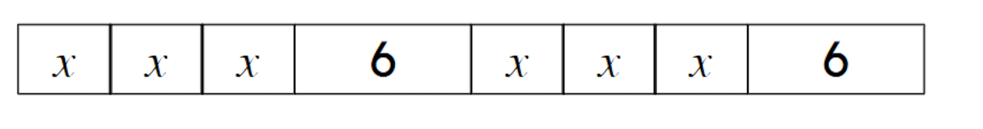 Which expression is represented by this bar model?