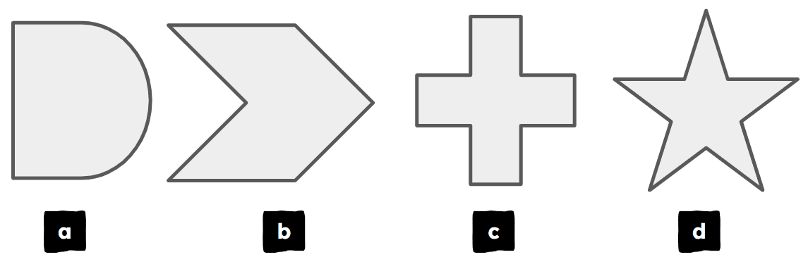 Which of the following shapes is rectilinear? 