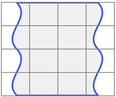 What is the area of this shape in square units? <span class="blank">______</span> 