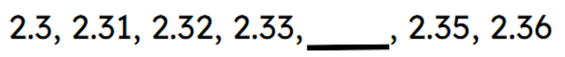 What is the missing number in the sequence? 