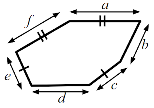 Which length is equal to <Math>a</Math>?