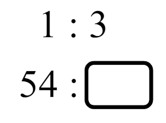 What number should be written in the box in these equivalent ratios? <span class="blank">______</span>. 