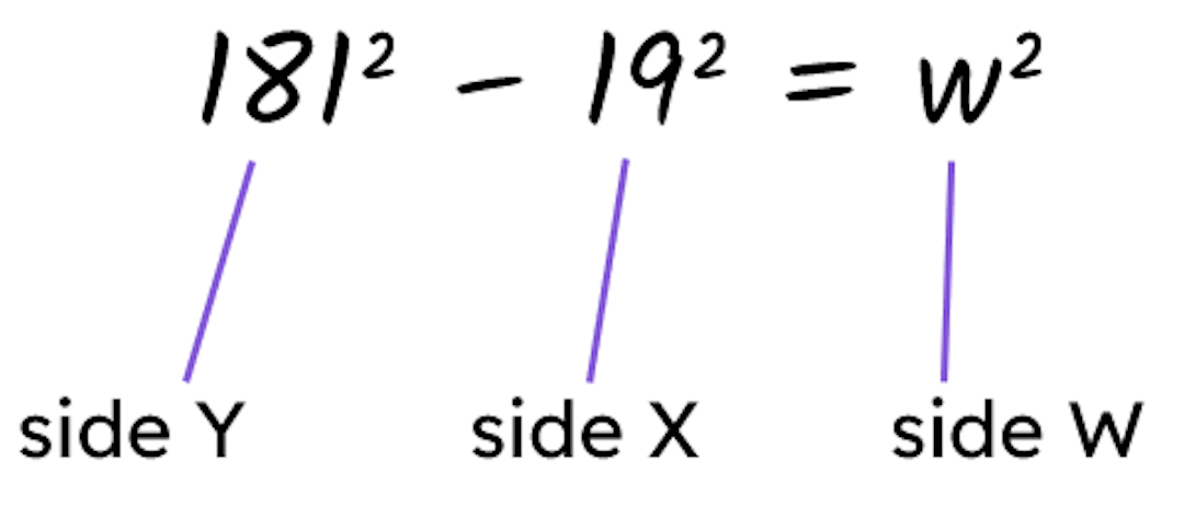 Aisha rearranges a correct Pythagoras' theorem equation for a triangle. Which of these statements are correct?