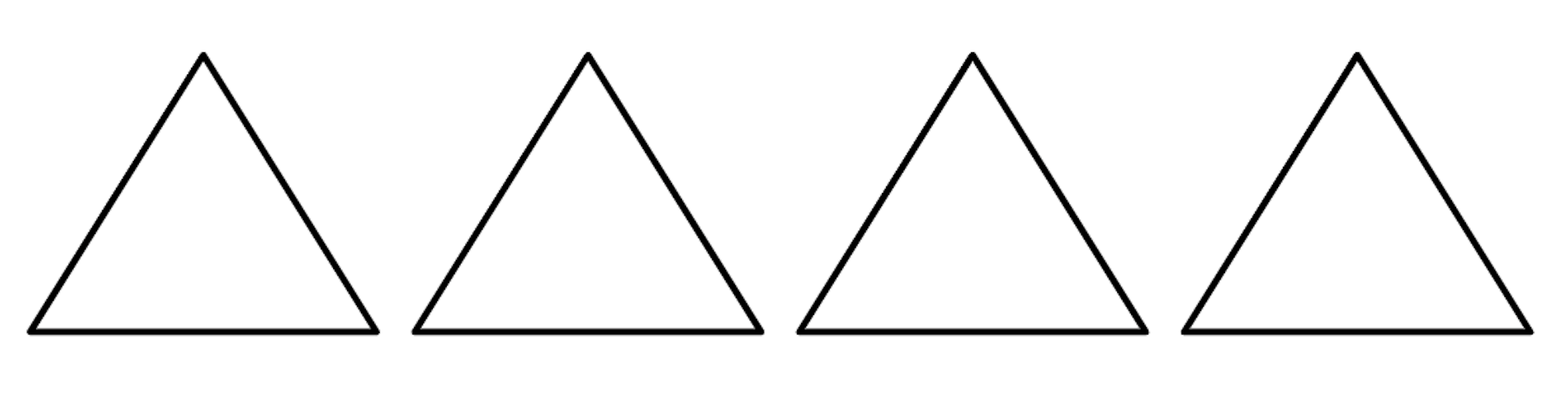 Look at this image. What is the total number of vertices on the triangles? <span class="blank">______</span> vertices