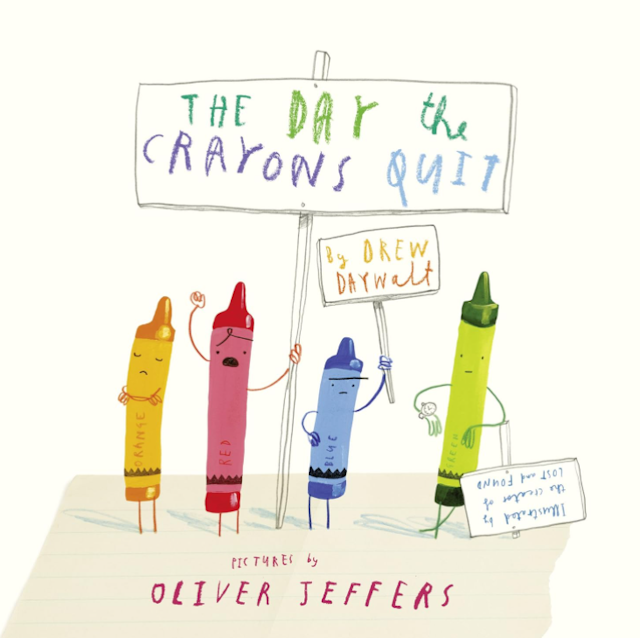 What is the name of the author of 'The Day the Crayons Quit'?