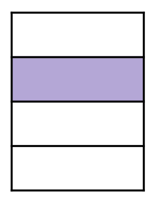 What fraction of this shape is not shaded.