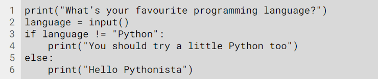 An image in a quiz